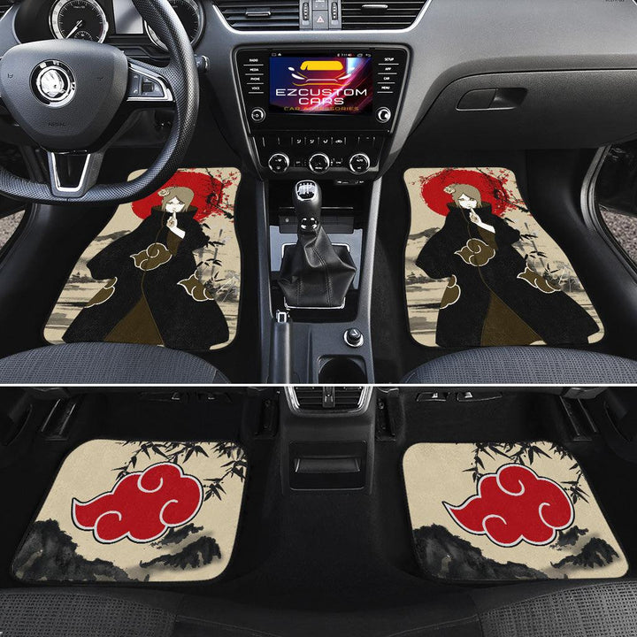 Akatsuki Car Accessories Anime Car Floor Mats Konan Mix Antique Artwork - EzCustomcar - 2