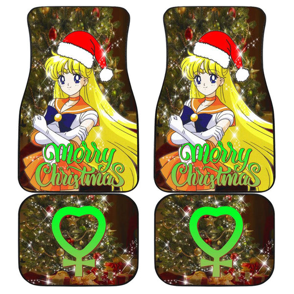 Sailor Moon Christmas Car Accessories Anime Car Floor Mats Sailor Venus - EzCustomcar - 1