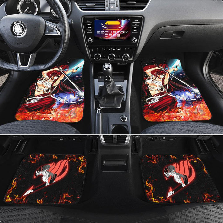 Fairy Tail Erza Scarlet Car Floor Mats Anime Car Accessories - EzCustomcar - 2