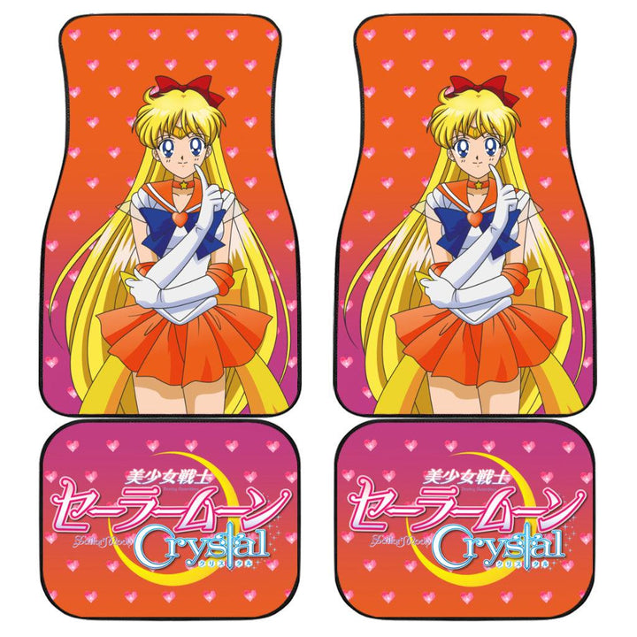 Sailor Moon Car Mats Anime Car Accessories Sailor Venus - EzCustomcar - 1