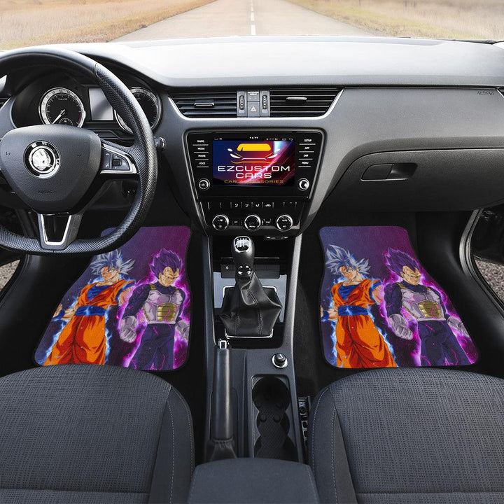 Vegeta Ultra Ego and Goku Ultra Instinct Master Car Floor Mats Custom Dragon Ball Anime Car Accessories - EzCustomcar - 4