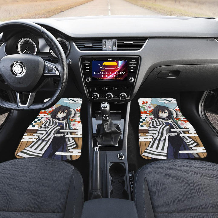 Obanai Iguro Car Floor Mats Custom Demon Slayer Anime Car Accessories - EzCustomcar - 4