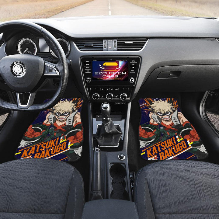 Bakugo Car Floor Mats Custom My Hero Academia Anime Car Accessories - EzCustomcar - 4