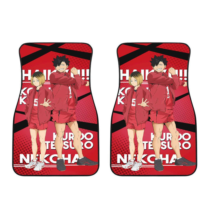Nekoma Car Floor Mats Custom Haikyuu Anime Car Accessories - EzCustomcar - 3