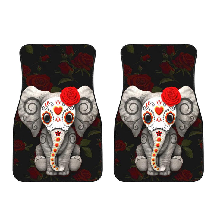 Super Cute Elephant Car Floor Mats Custom Elephant Car Accessories - EzCustomcar - 3