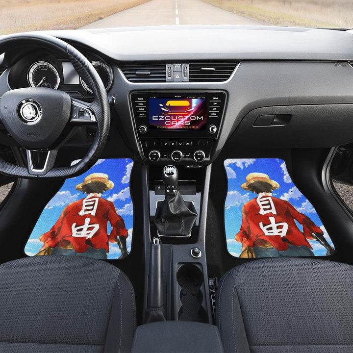 Monkey D. Luffy Car Floor Mats Custom One Piece Anime Car Accessories - EzCustomcar - 4