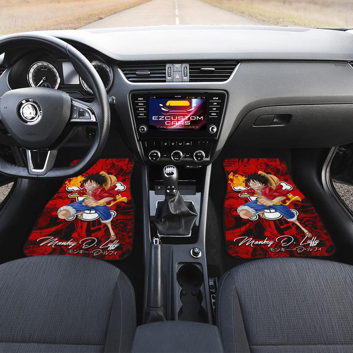 One Piece Car Accessories Anime Car Floor Mats Monkey D. Luffy - EzCustomcar - 4