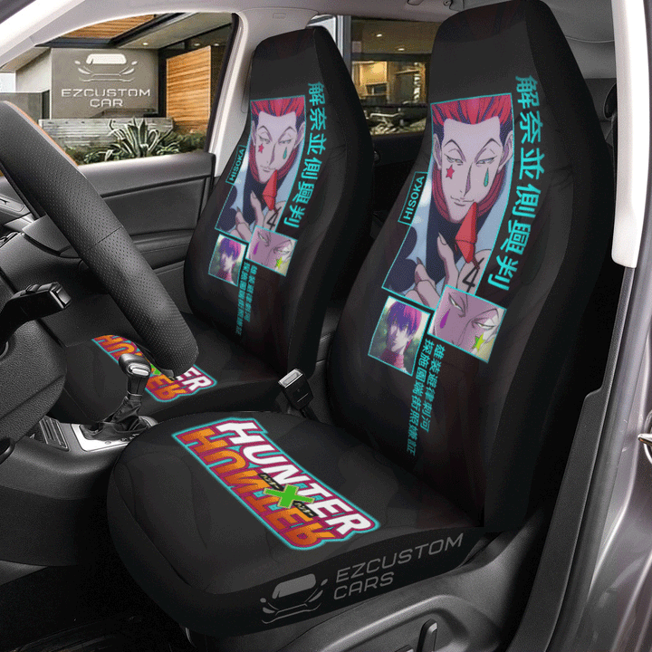 Hisoka Car Seat Covers Custom Hunter x Hunter Anime Car Accessories - EzCustomcar