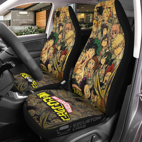 MHA All Characters Car Accessories Anime Car Seat Covers - EzCustomcar - 1