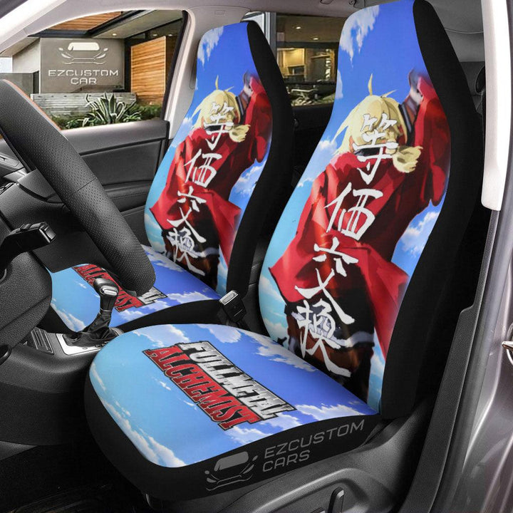 Edward Elric Car Seat Covers Fullmetal Alchemist - EzCustomcar - 1