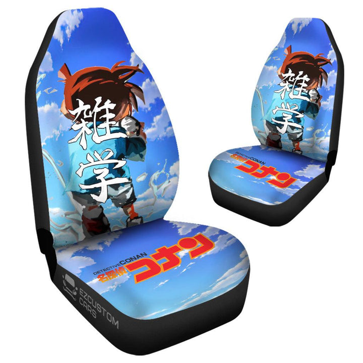 Main Character Car Seat Covers Custom Anime Detective Conan Car Accessories - EzCustomcar - 4