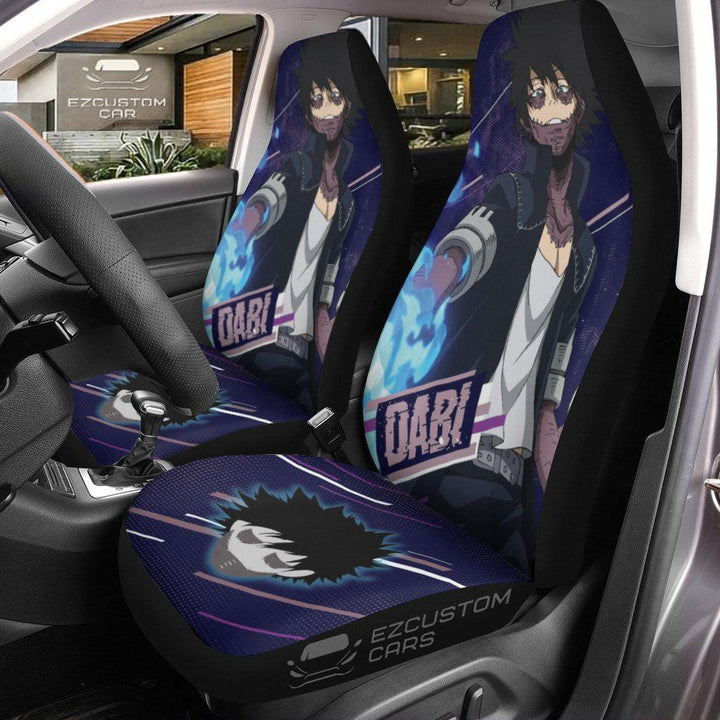 Dabi Car Seat Covers Custom My Hero Academia Anime Car Accessories - EzCustomcar - 4