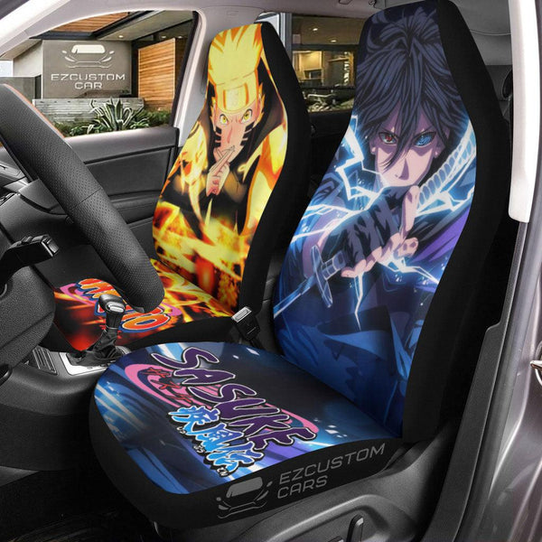 Naruto Car Seat Covers Sasuke Mixed Naruto Itachi - EzCustomcar - 1