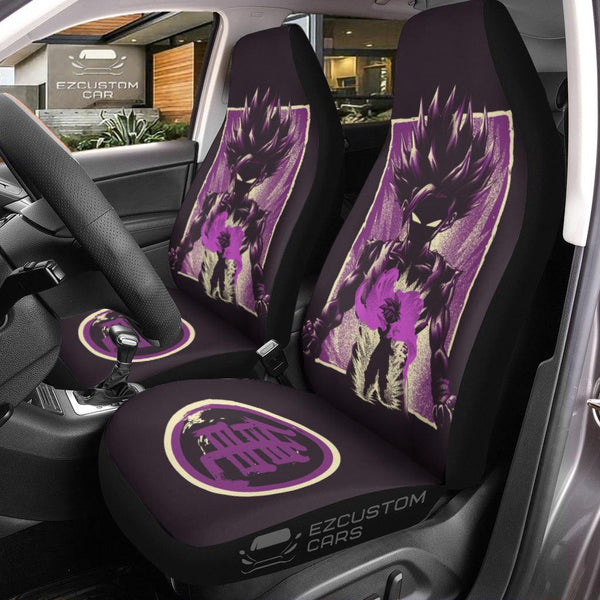Car Seat Covers Custom Dragon Ball Anime Car Accessories Son Goku - EzCustomcar - 1