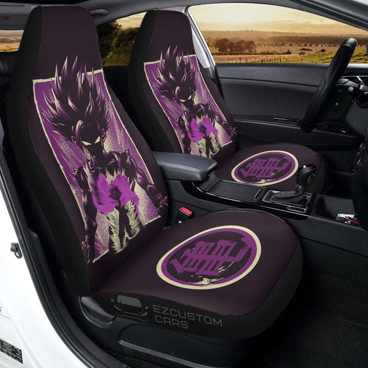 Car Seat Covers Custom Dragon Ball Anime Car Accessories Son Goku - EzCustomcar - 3