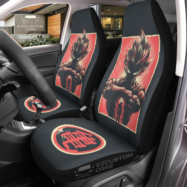 Vegeta Car Seat Covers Custom Dragon Ball Anime Car Accessories - EzCustomcar - 1
