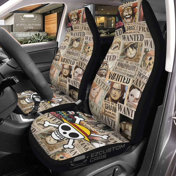 Main Character Car Seat Covers Custom One Piece Anime Car Accessories - EzCustomcar