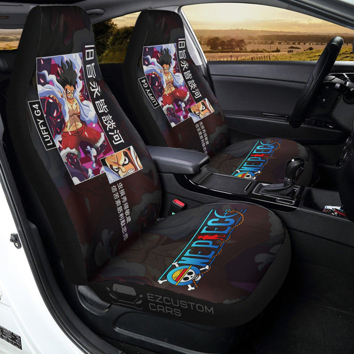 Car Seat Covers Custom One Piece Anime Car Accessories Luffy - EzCustomcar - 3