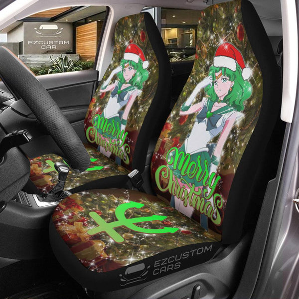 Sailor Neptune Christmas Car Seat Covers Custom Sailor Moon Car Accessories - EzCustomcar - 1