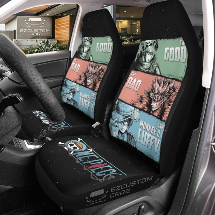 One Piece Car Accessories Anime Car Seat Covers - EzCustomcar - 1