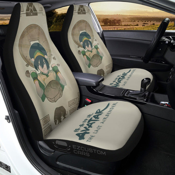 Toph Beifong Avatar Car Seat Cover Anime Car Accessories - EzCustomcar - 3