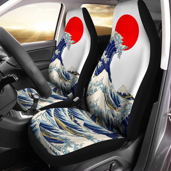 The Great Wave off Kanagawa Custom Car Seat Coversezcustomcar.com-1