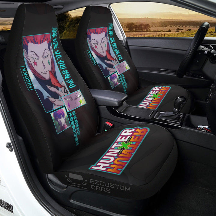 Hisoka Car Seat Covers Custom Hunter x Hunter Anime Car Accessories - EzCustomcar - 3