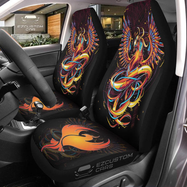 Phoenix Mythical Creatures Car Seat Covers Custom Car Accessories - EzCustomcar - 1