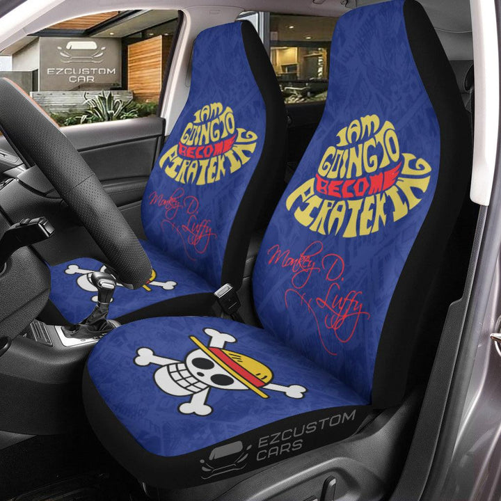 Monkey D. Luffy Car Seat Covers Custom Luffy Quote  Car Accessoriesezcustomcar.com-1