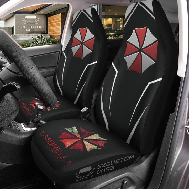 Resident Evil: Umbrella Corps Car Accessories Anime Car Seat Covers Umbrella Corporation Symbol - EzCustomcar - 1