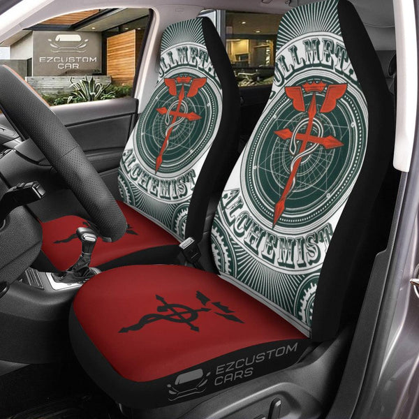 Symbol Fullmetal Alchemist Car Seat Covers Custom Anime Fullmetal Alchemist Car Accessories - EzCustomcar - 1