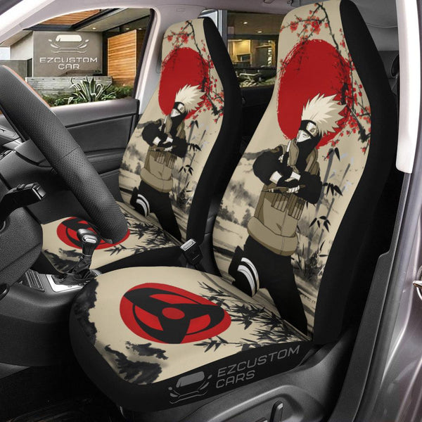 Naruto Anime Car Seat Covers Kakashi Mix Antique Artwork - EzCustomcar - 1