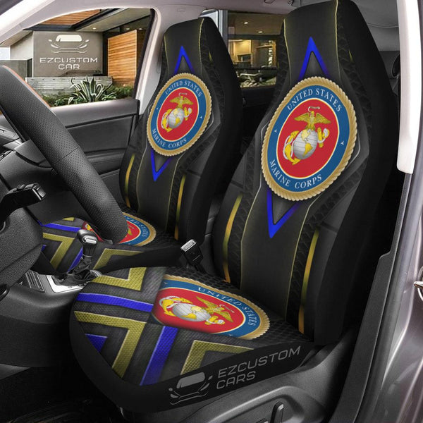 Military Car Accessories Custom Car Seat Cover United States Marine Corps - EzCustomcar - 1