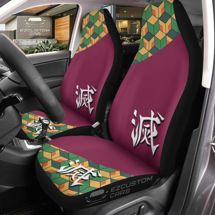 Demon Slayer Car Seat Covers  Giyu Tomioka - EzCustomcar - 1
