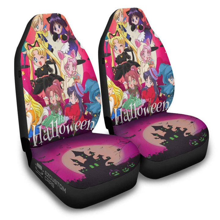 Sailor Moon Halloween Car Accessories Anime Car Seat Covers Sailor Moon Character - EzCustomcar - 2