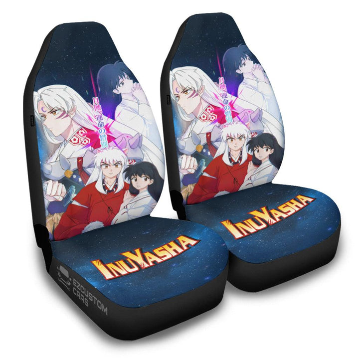 Inuyasha Car Seat Covers Anime Car Accessories Art - EzCustomcar - 2