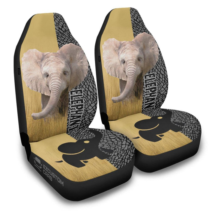 Cute Elephant Car Seat Covers Custom Elephant Car Accessories - EzCustomcar - 2