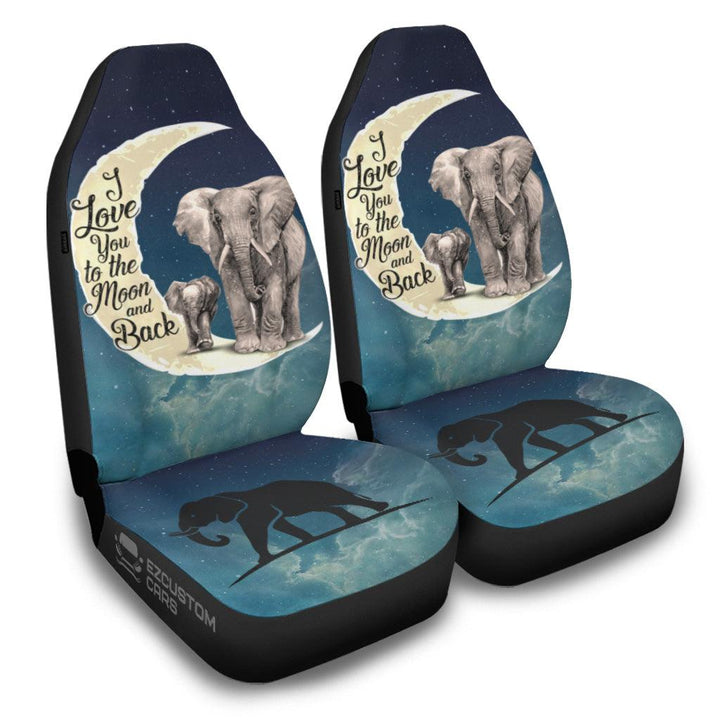 Baby Elephant Car Seat Covers Custom Elephant Car Accessories - EzCustomcar - 2