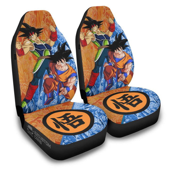 Goku Car Seat Covers Custom Vintage Style Anime Dragon Ball Z Car Accessories - EzCustomcar - 2