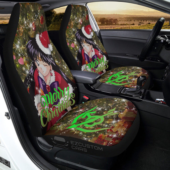 Sailor Mars Car Seat Covers Custom Sailor Moon Car Accessories Christmas Gifts - EzCustomcar - 3