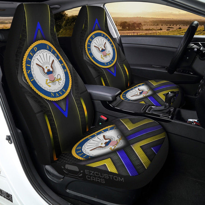 Military Car Accessories Custom Car Seat Cover United States Navy - EzCustomcar - 3