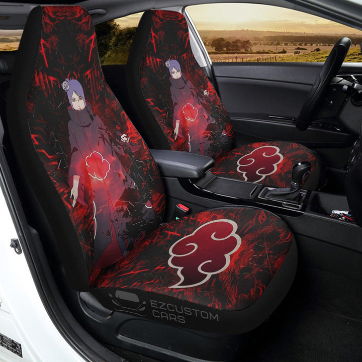 Akatsuki Car Accessories Anime Car Seat Covers Konan Ultimate - EzCustomcar - 3