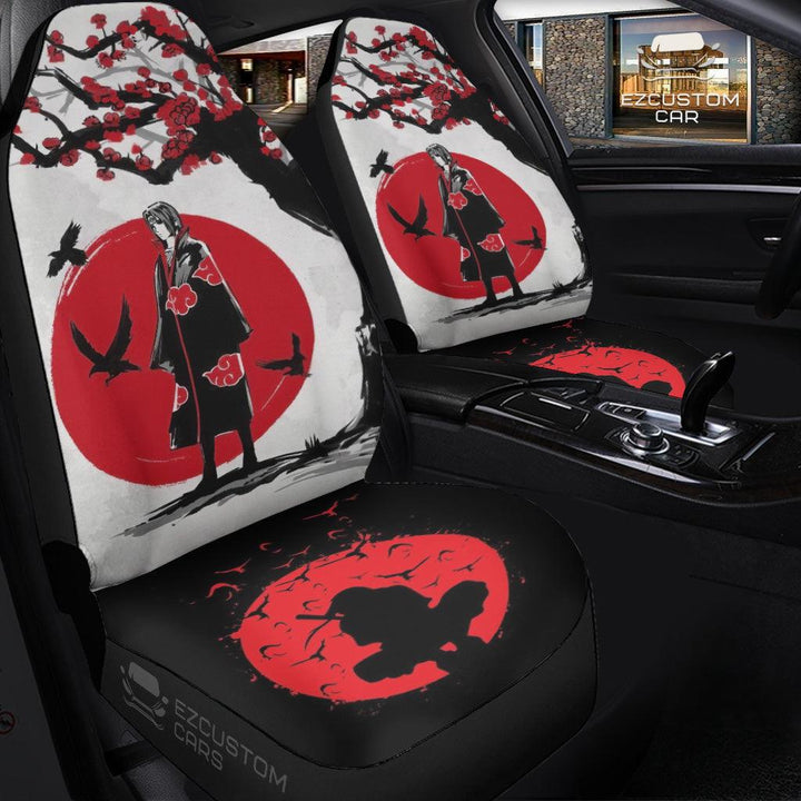 Itachi Akatsuki Car Seat Covers Naruto Car Accessories Anime Decoration Japan Style Car Accessories - EzCustomcar - 3