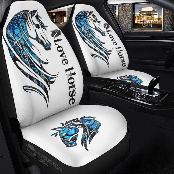 Love Horse Car Seat Covers Custom Horse Car Accessories - EzCustomcar - 3