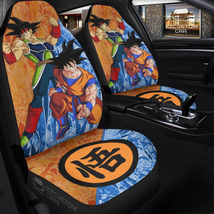 Goku Car Seat Covers Custom Vintage Style Anime Dragon Ball Z Car Accessories - EzCustomcar - 3