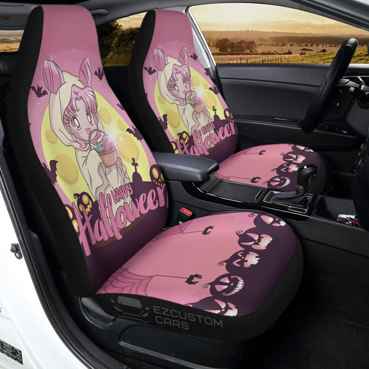 Sailor Moon Halloween Car Accessories Anime Car Seat Covers Sailor Chibi Moon - EzCustomcar - 3