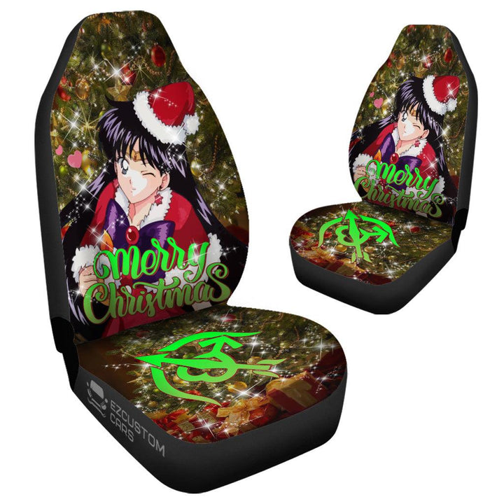 Sailor Mars Car Seat Covers Custom Sailor Moon Car Accessories Christmas Gifts - EzCustomcar - 4