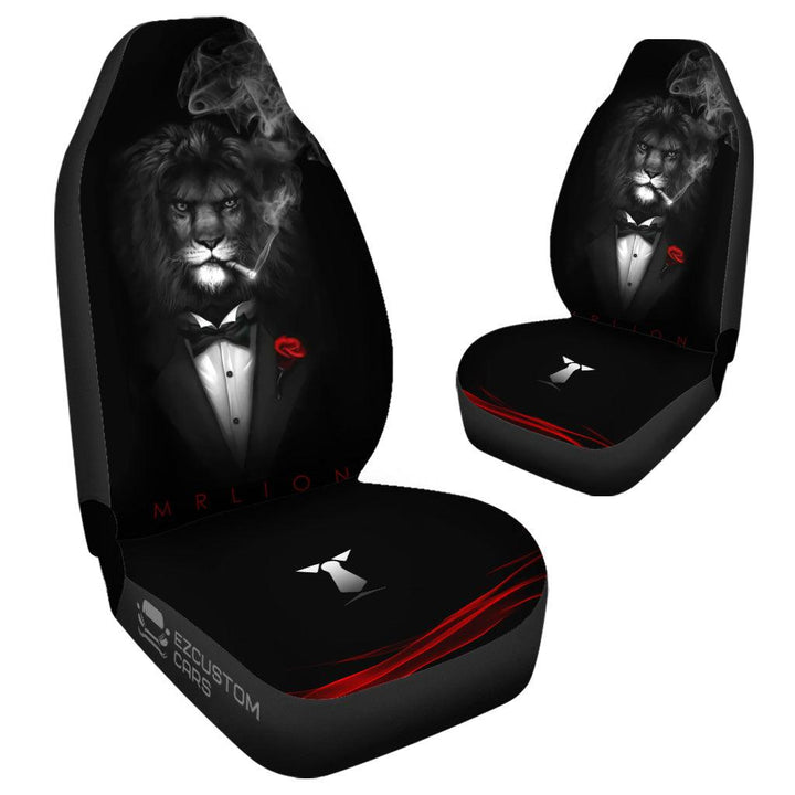 Mr Lion Car Seat Covers Custom Lion Car Accessories - EzCustomcar - 4