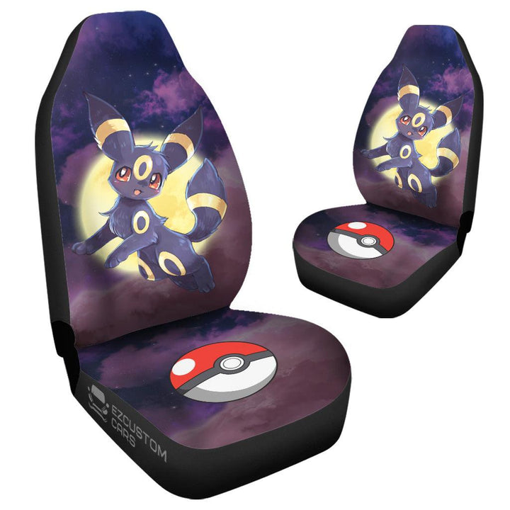 Pokemon Car Seat Cover Anime Car Accessories Umbreon Light in the Dark - EzCustomcar - 3