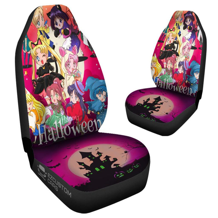 Sailor Moon Halloween Car Accessories Anime Car Seat Covers Sailor Moon Character - EzCustomcar - 4